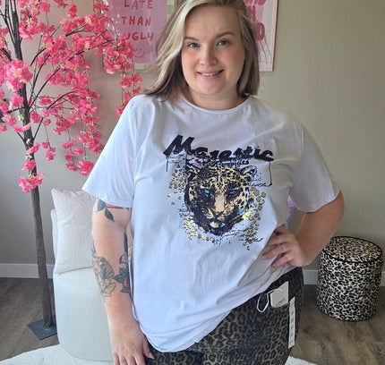 Leopard Tee's (In 3 kleuren)