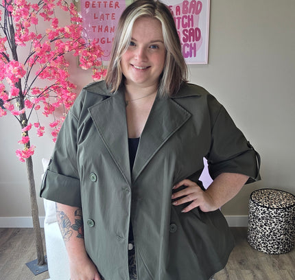 Trenchcoat Blazer (In 3 kleuren)