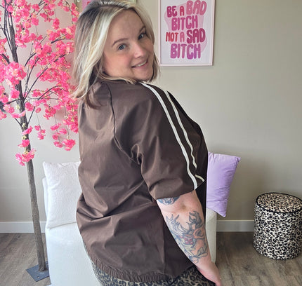 Short Sleave Bomber (In 2 kleuren)