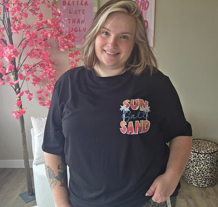 Sun, Salt , Sand Tee (In 2 kleuren)