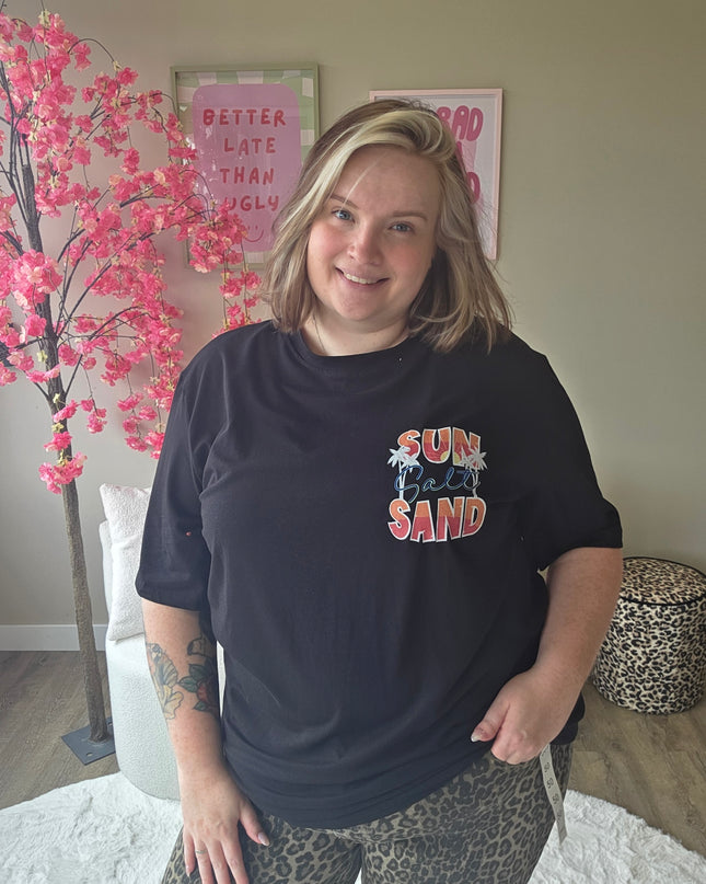 Sun, Salt , Sand Tee (In 2 kleuren)