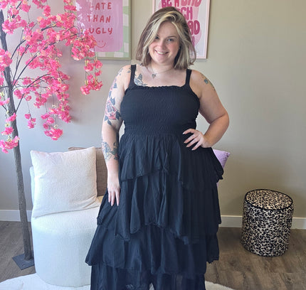 Basic Ruffle Dress (In 4 kleuren)
