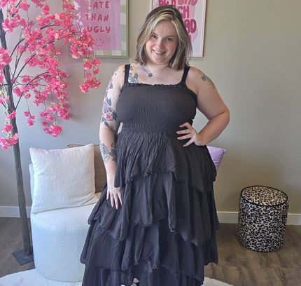 Basic Ruffle Dress (In 4 kleuren)