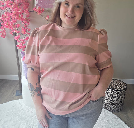 Pofmouw Streep Shirts (In 3 kleuren)