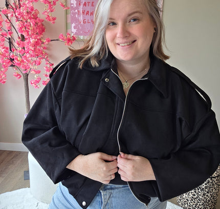 Suede Look Bombers (In 5 kleuren)