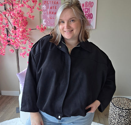 Suede Look Bombers (In 5 kleuren)