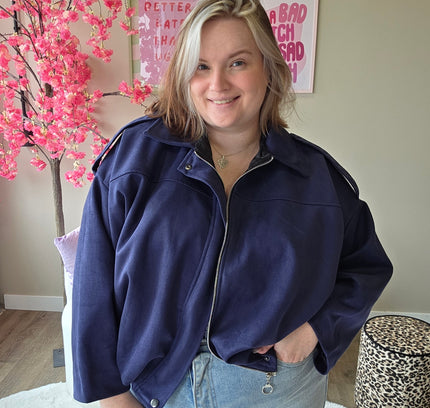 Suede Look Bombers (In 5 kleuren)