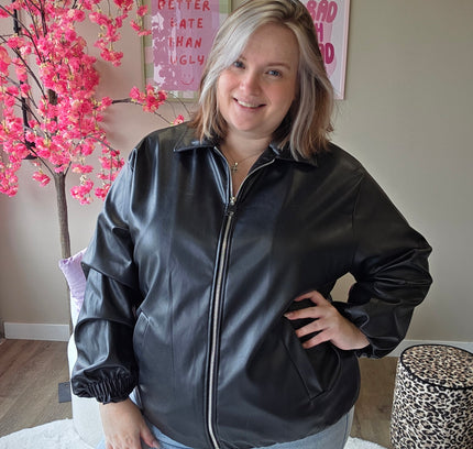 Leatherlook Bombers (In 3 kleuren)