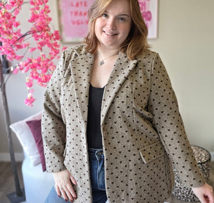 Hartjes Blazers (In 4 kleuren)