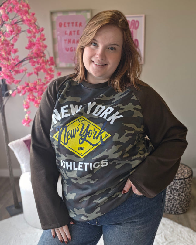 New york Camo Athletics sweaters (In 2 kleuren)