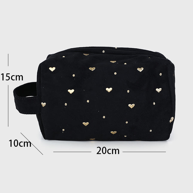 Make-up bag heart coffee