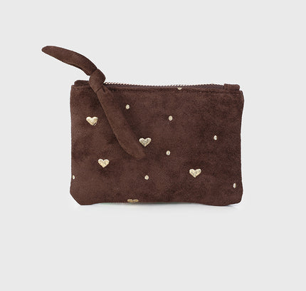 Litte heart pouch choco
