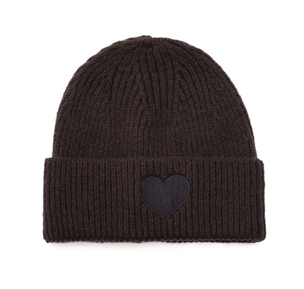 Beenie met hartje Coffee