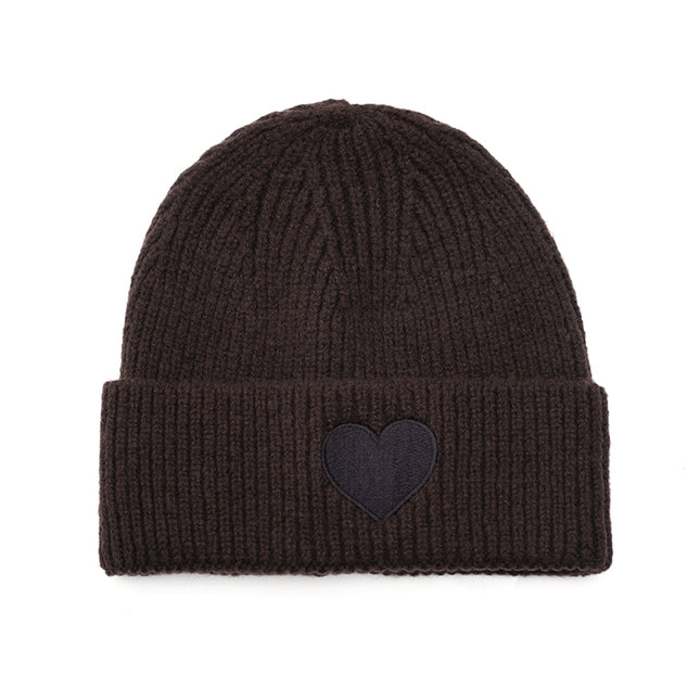 Beenie met hartje Coffee