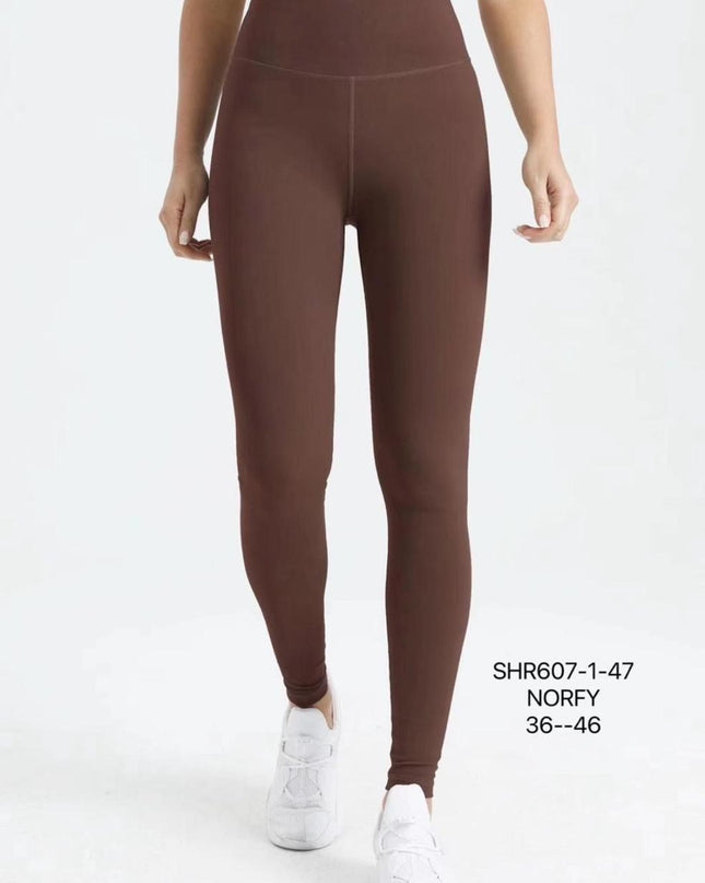 Norfy Sportleggings Braun