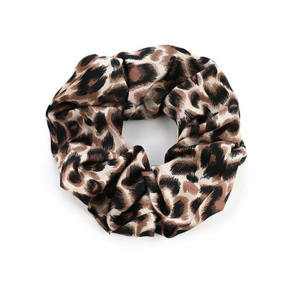 Haar Scrunchie Leopard Dark