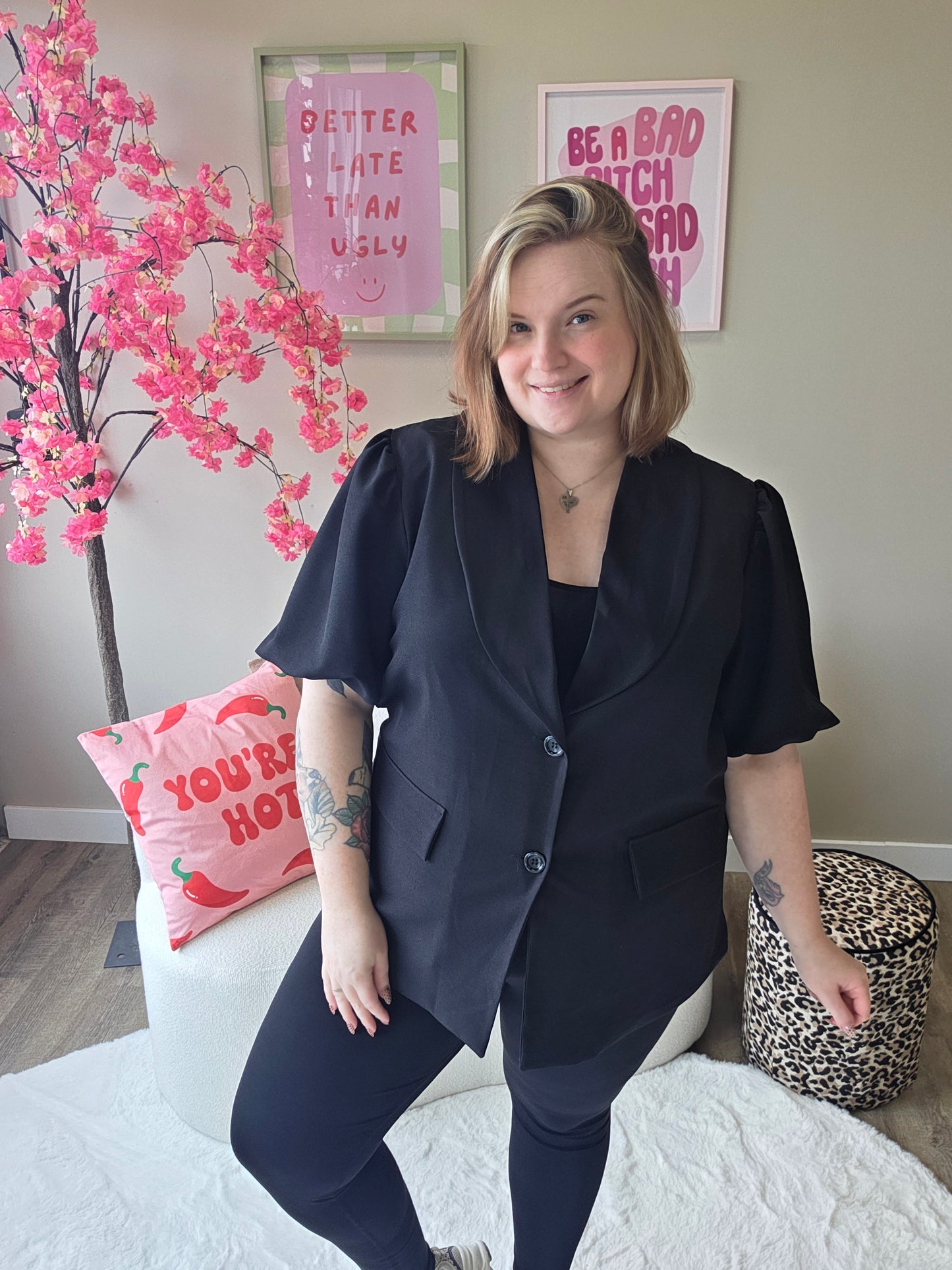 Blazer Met Pofmouw (In 3 kleuren)