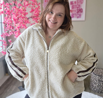 Sporty Teddy Jackets (In 3 kleuren)