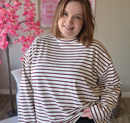 Small Striped Longsleeves (in 7 kleuren)