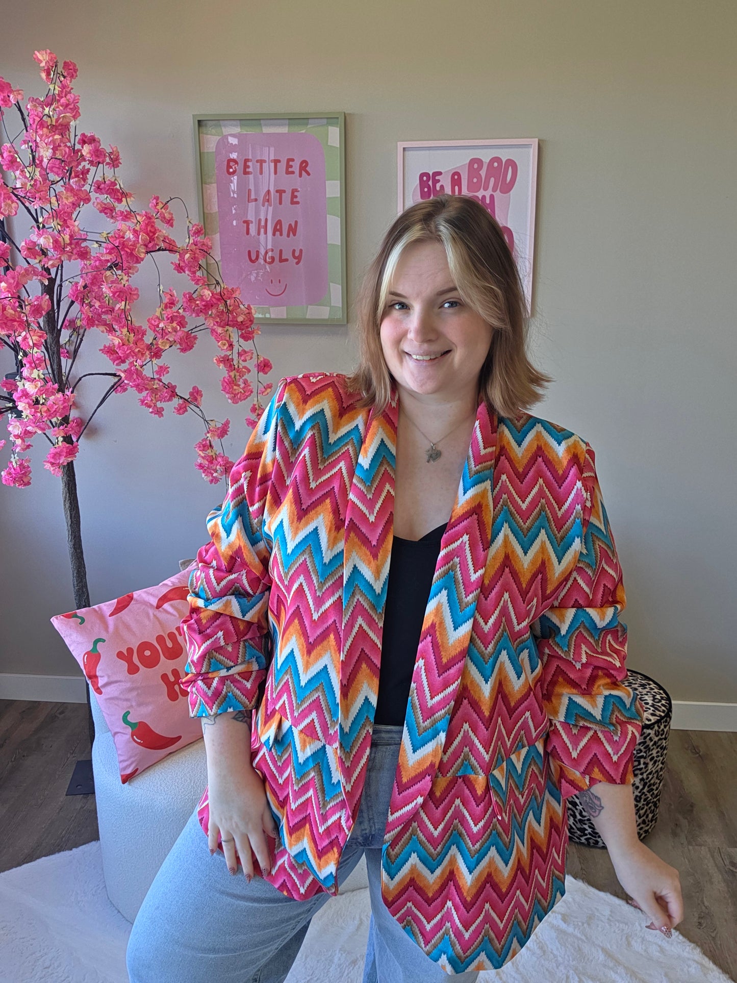 Aurelie Zigzag Blazer (In 3 kleuren)