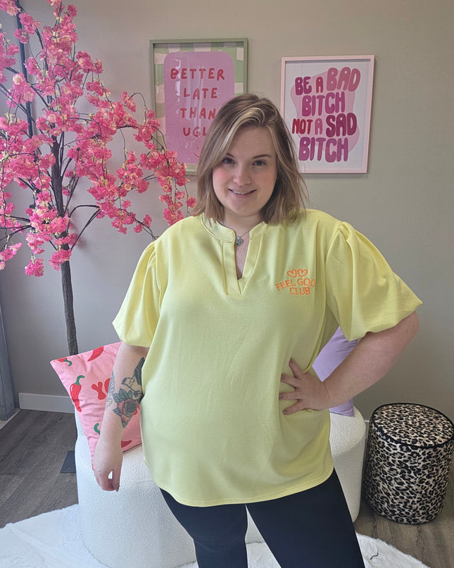 Feel Good Club Tee (in 4 kleuren)