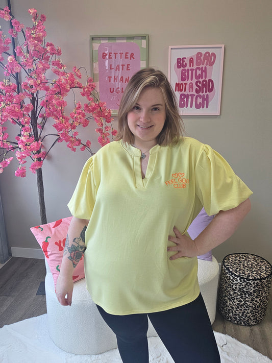 Feel Good Club Tee (in 4 kleuren)