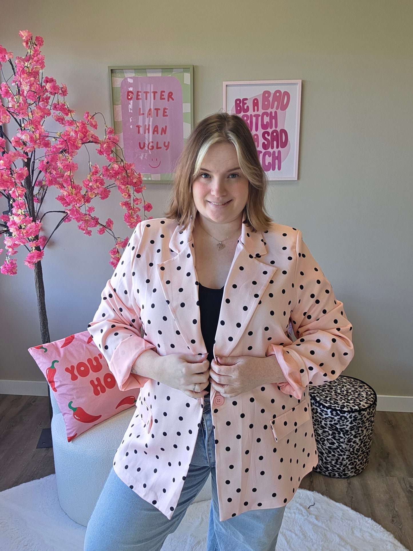 Dot Blazer (In 3 kleuren)
