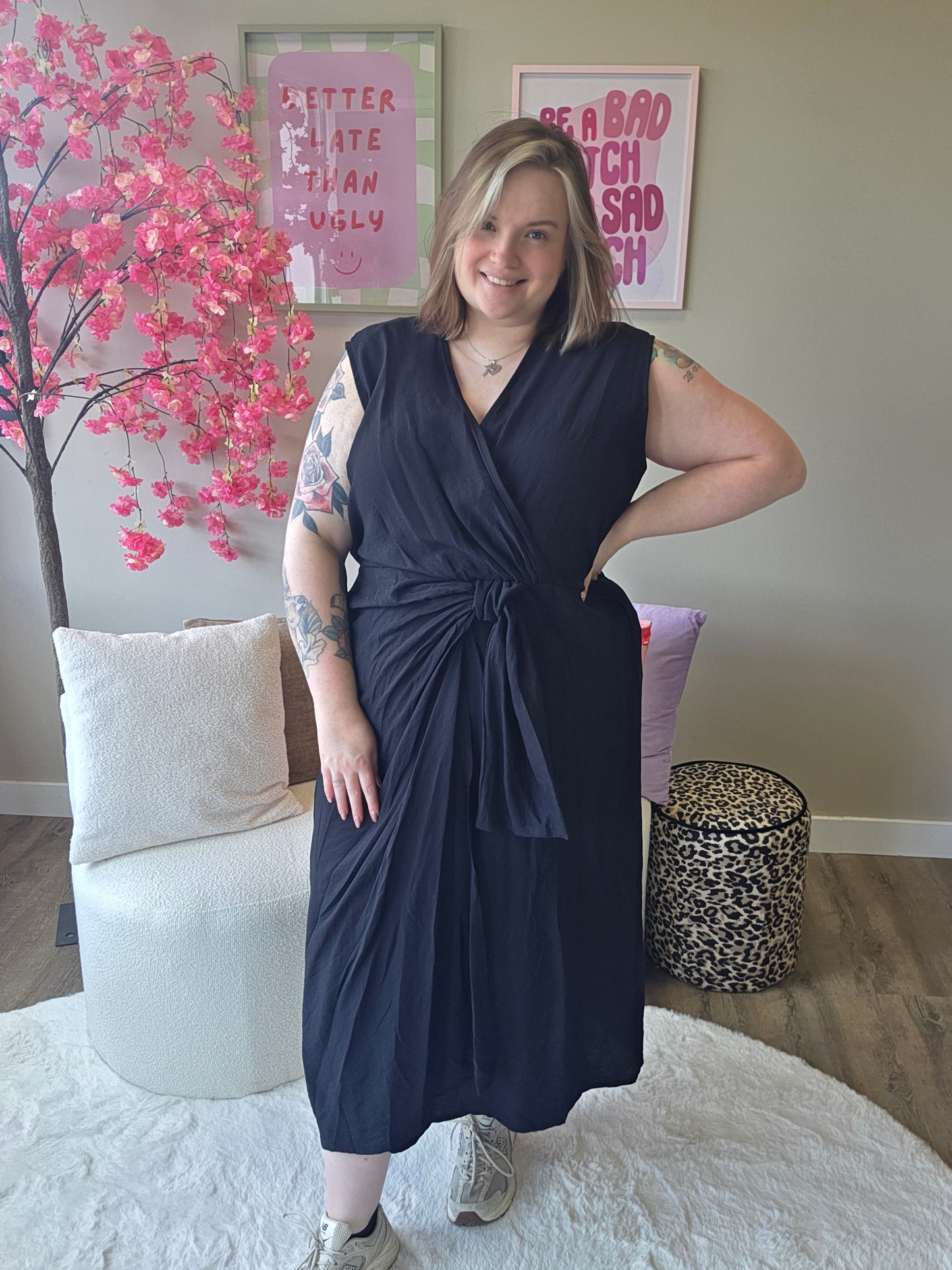 Knot Dress (In 3 kleuren)