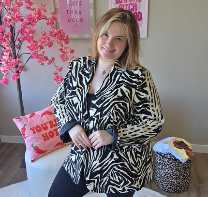 Zebra Stripe Blazer (In 2 kleuren)