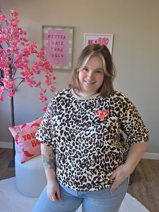 Leopard MOOIJ Tee's (In 3 kleuren)