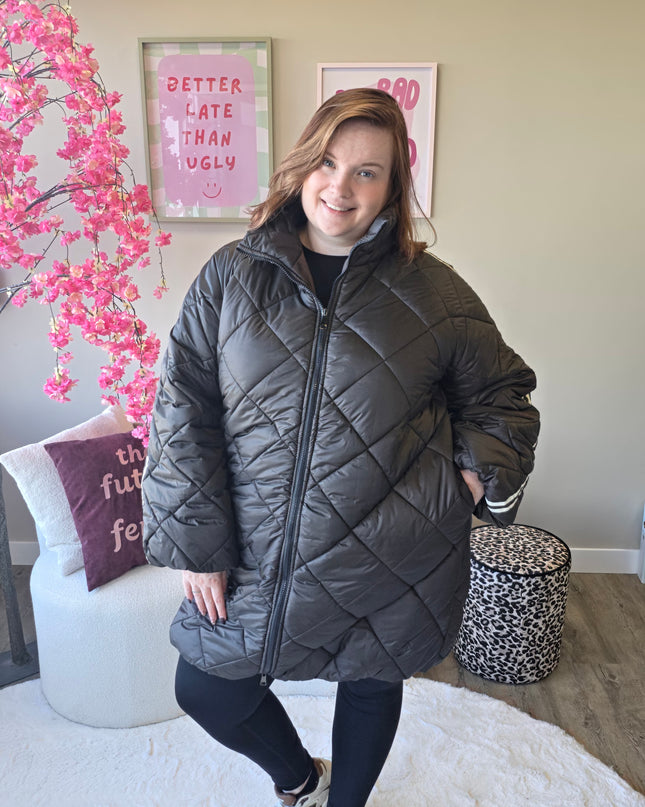 Lange Sporty Puffer (In 3 kleuren)