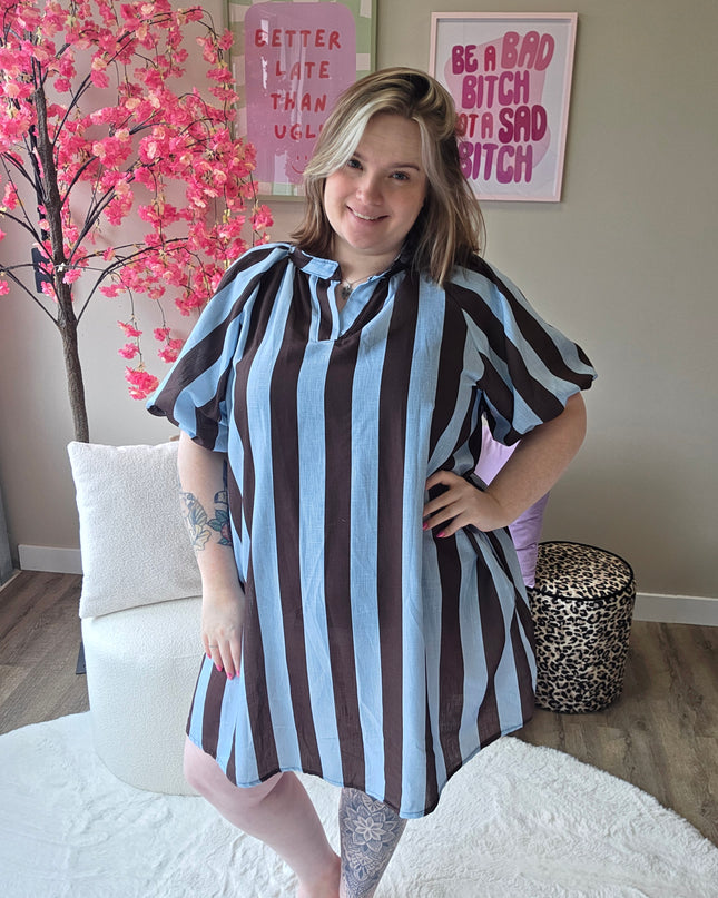Stripe Pofmouw Jurkjes (in 5 kleuren)