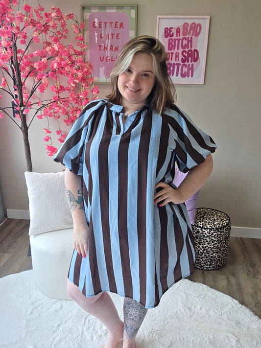 Stripe Pofmouw Jurkjes (in 5 kleuren)