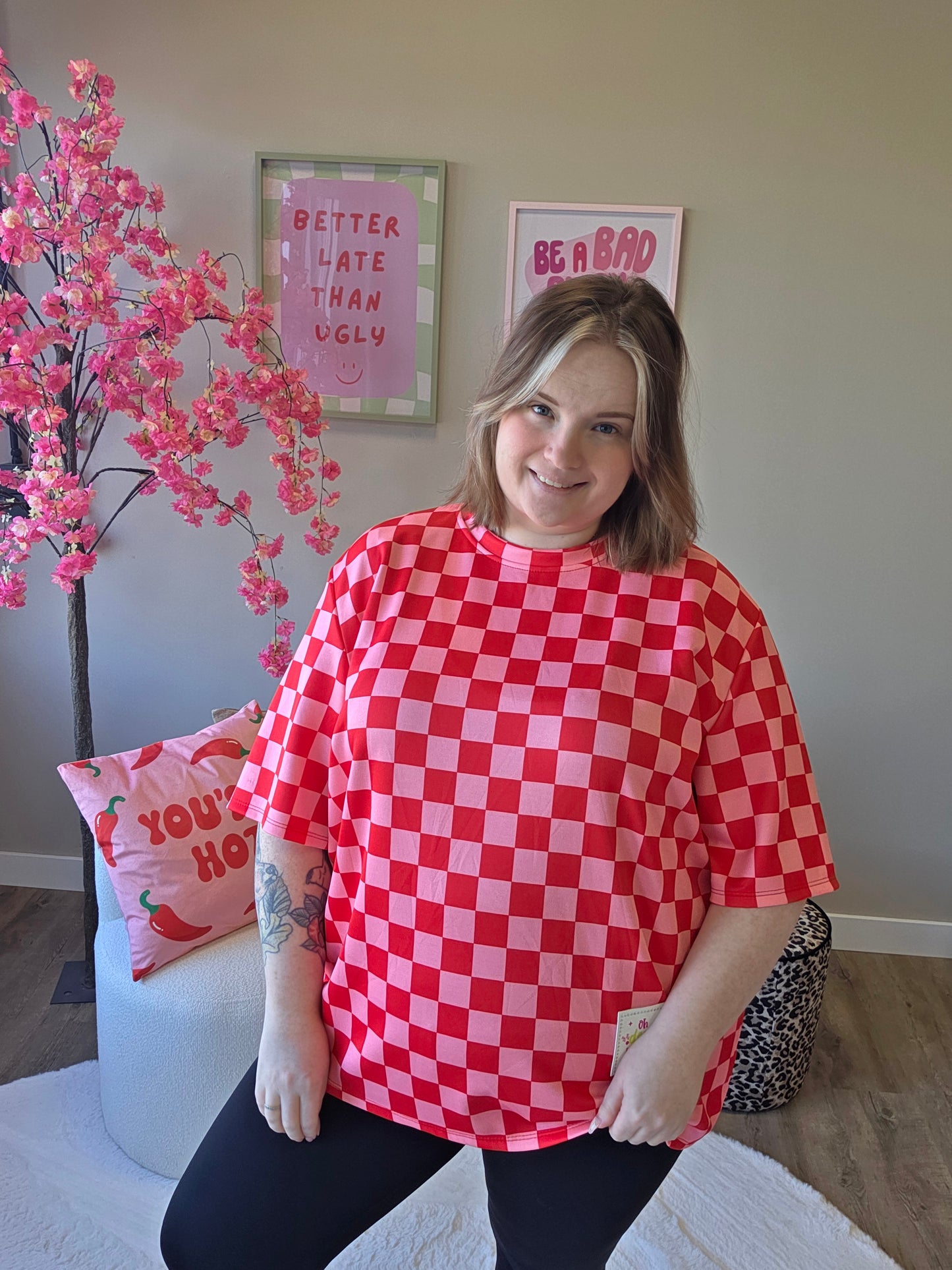 Blokjes Tee's (In 3 kleuren)