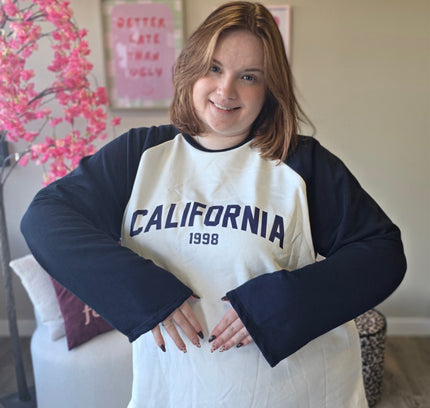 California 1998 longsleeve sweater (In 4 kleuren)