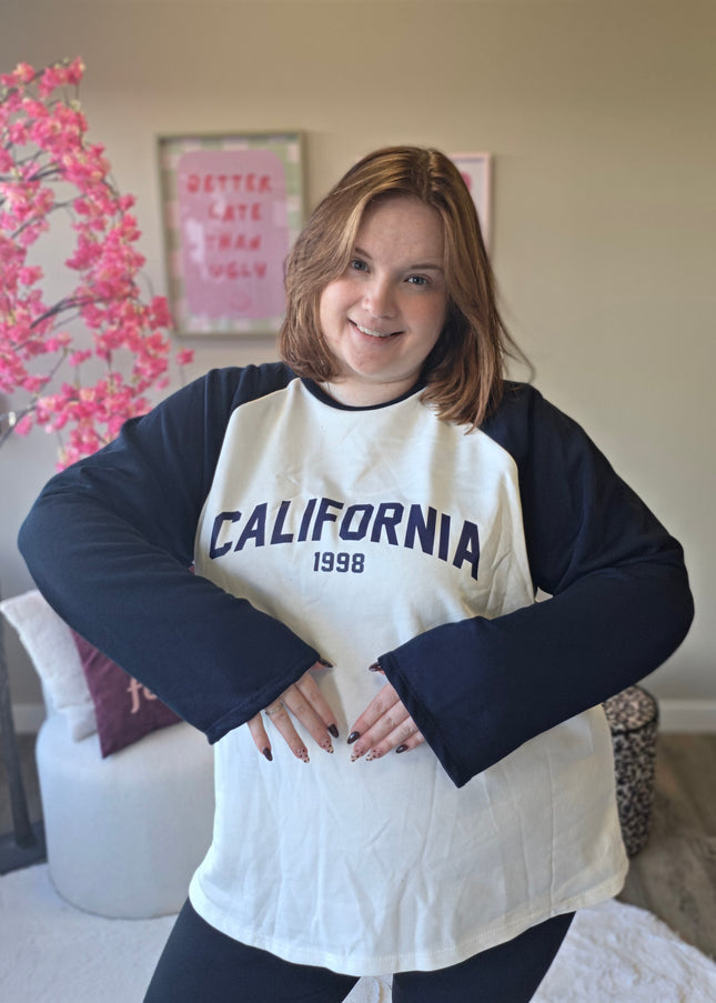 California 1998 longsleeve sweater (In 4 kleuren)
