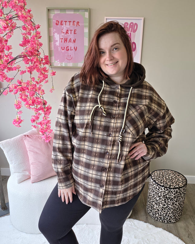 Houthakkers Blouse met Cappuchon (In 2 kleuren)