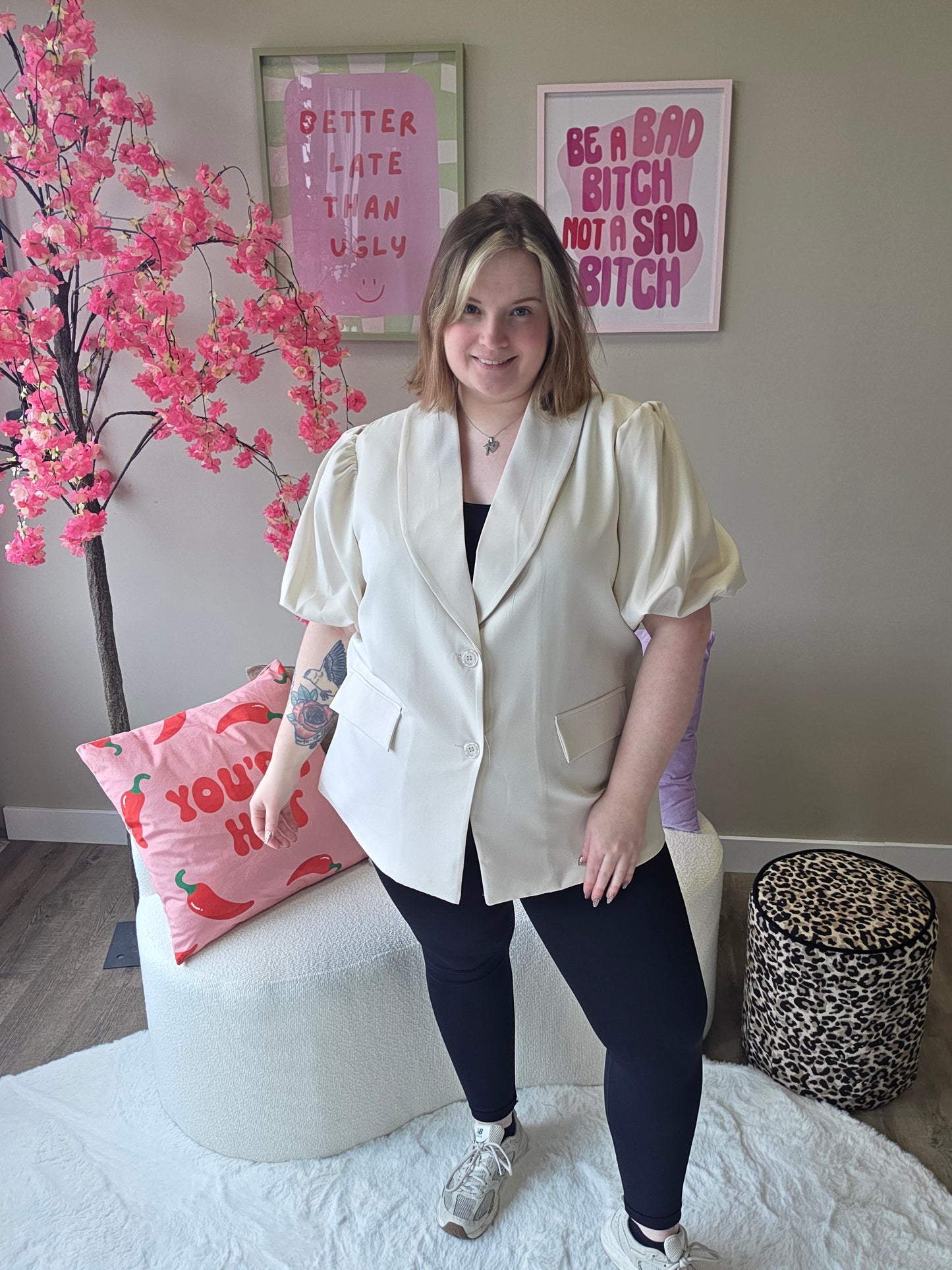 Blazer Met Pofmouw (In 3 kleuren)