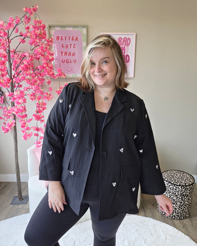 Hartjes Blazer (In 3 kleuren)