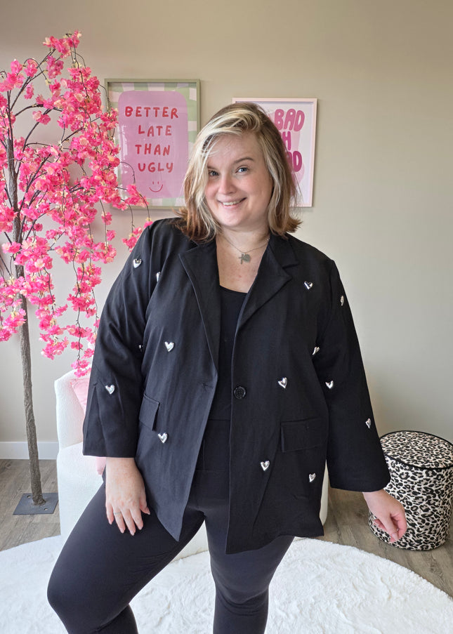 Hartjes Blazer (In 3 kleuren)
