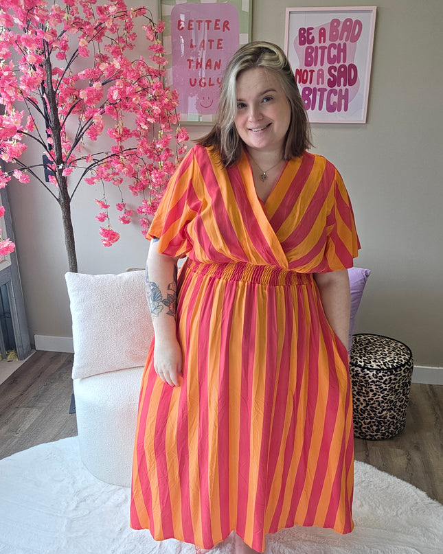 Magic Stripe Dress (In 4 kleuren)