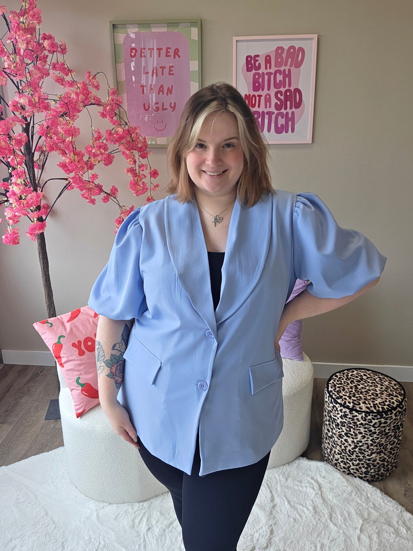 Blazer Met Pofmouw (In 3 kleuren)