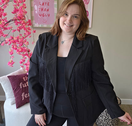 Franje Blazer (In 3 kleuren)