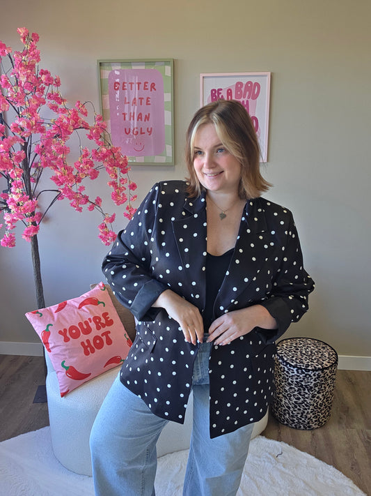 Dot Blazer (In 3 kleuren)
