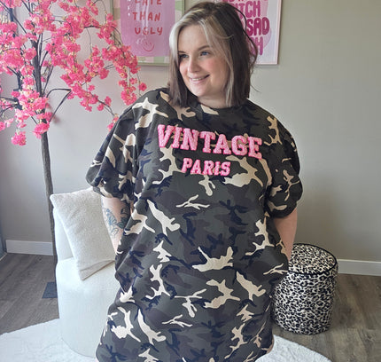 Vintage Camo Dress