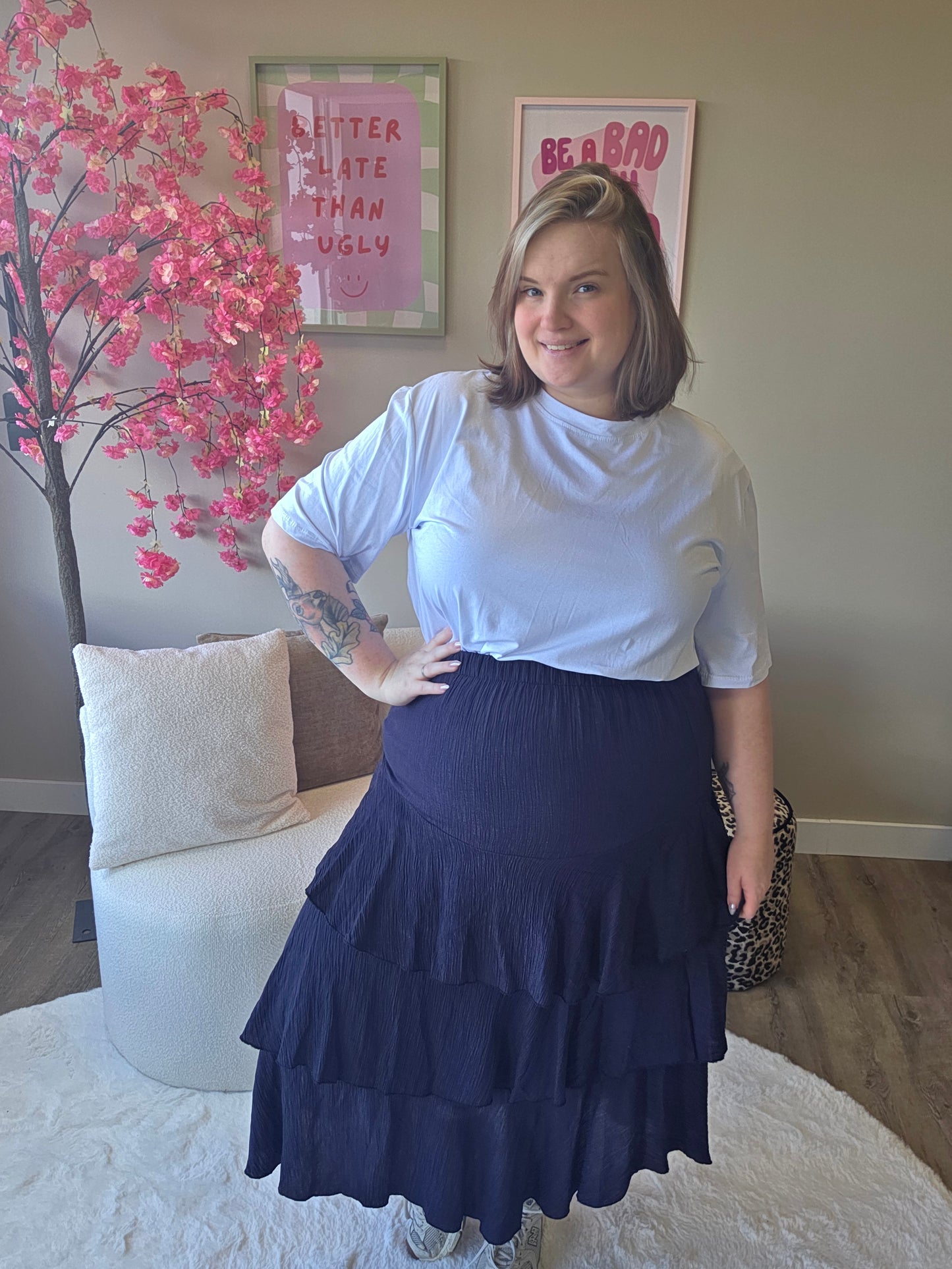 Shimmer Rok (In 4 kleuren)