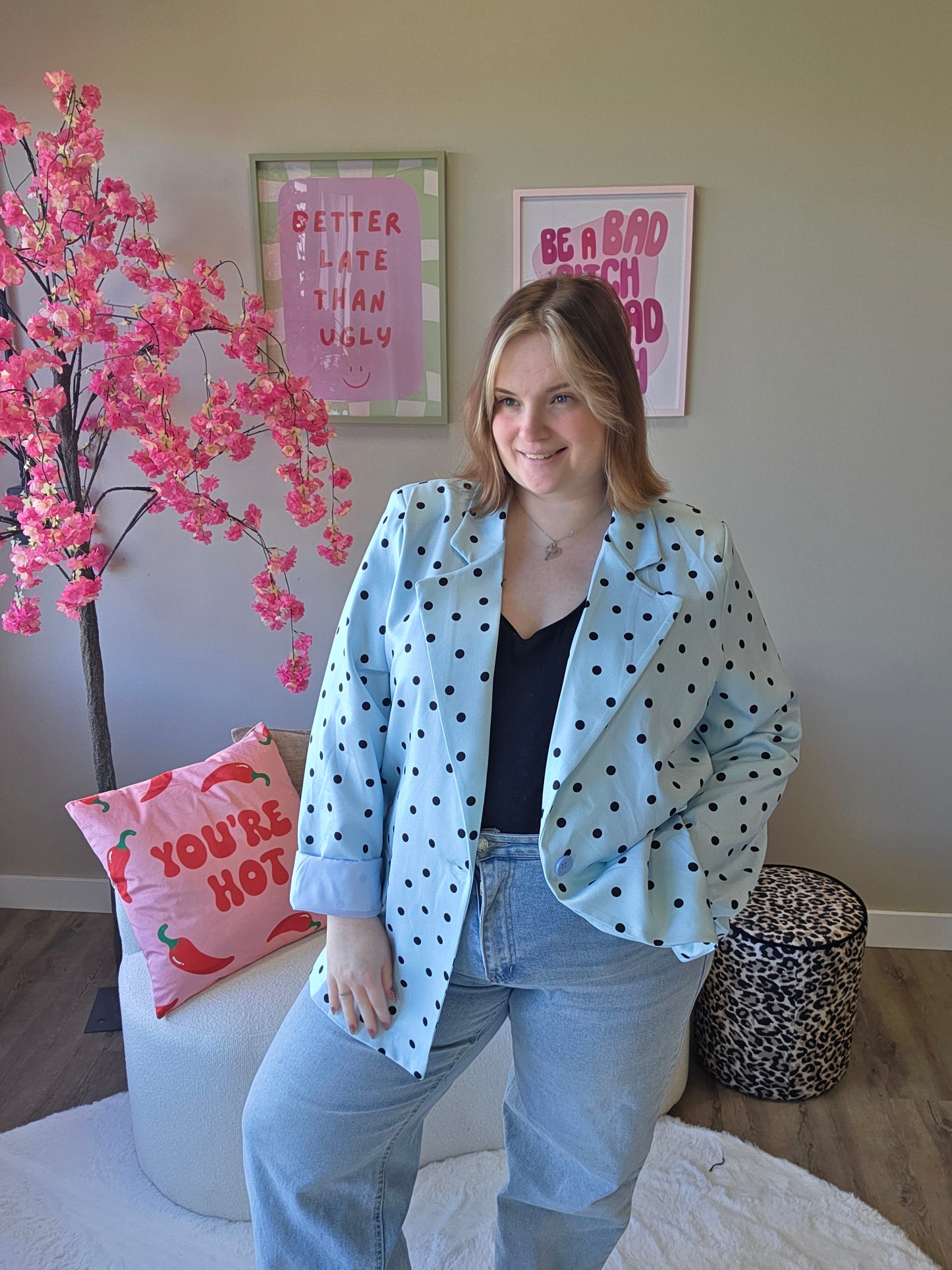 Dot Blazer (In 3 kleuren)