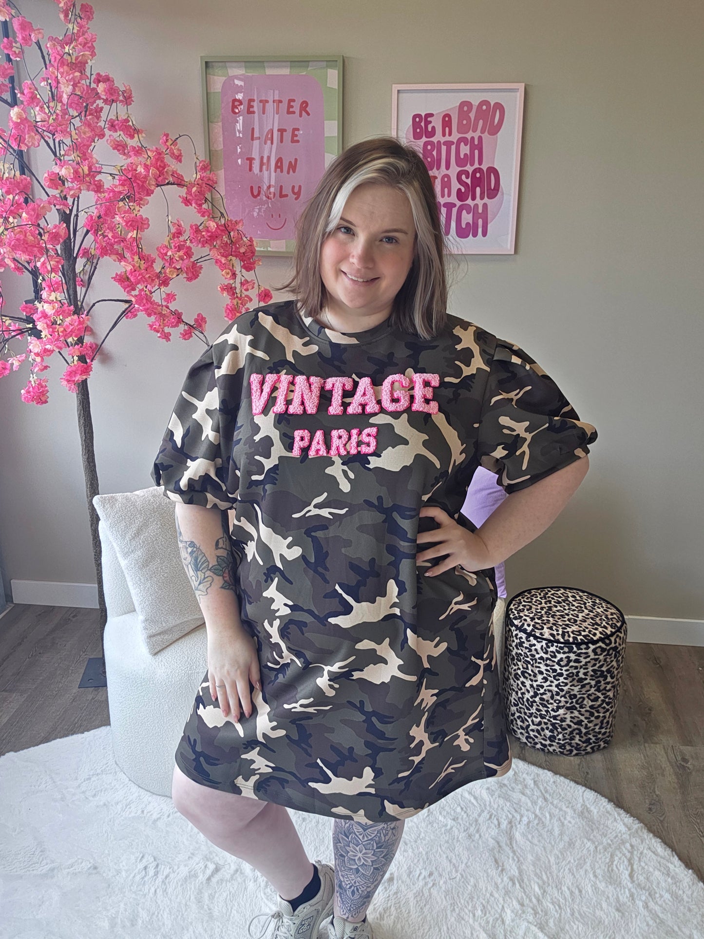 Vintage Camo Dress