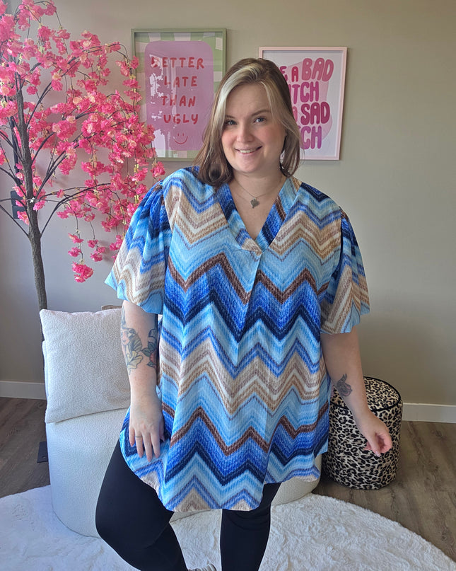 Zigzag Tops (In 3 kleuren)