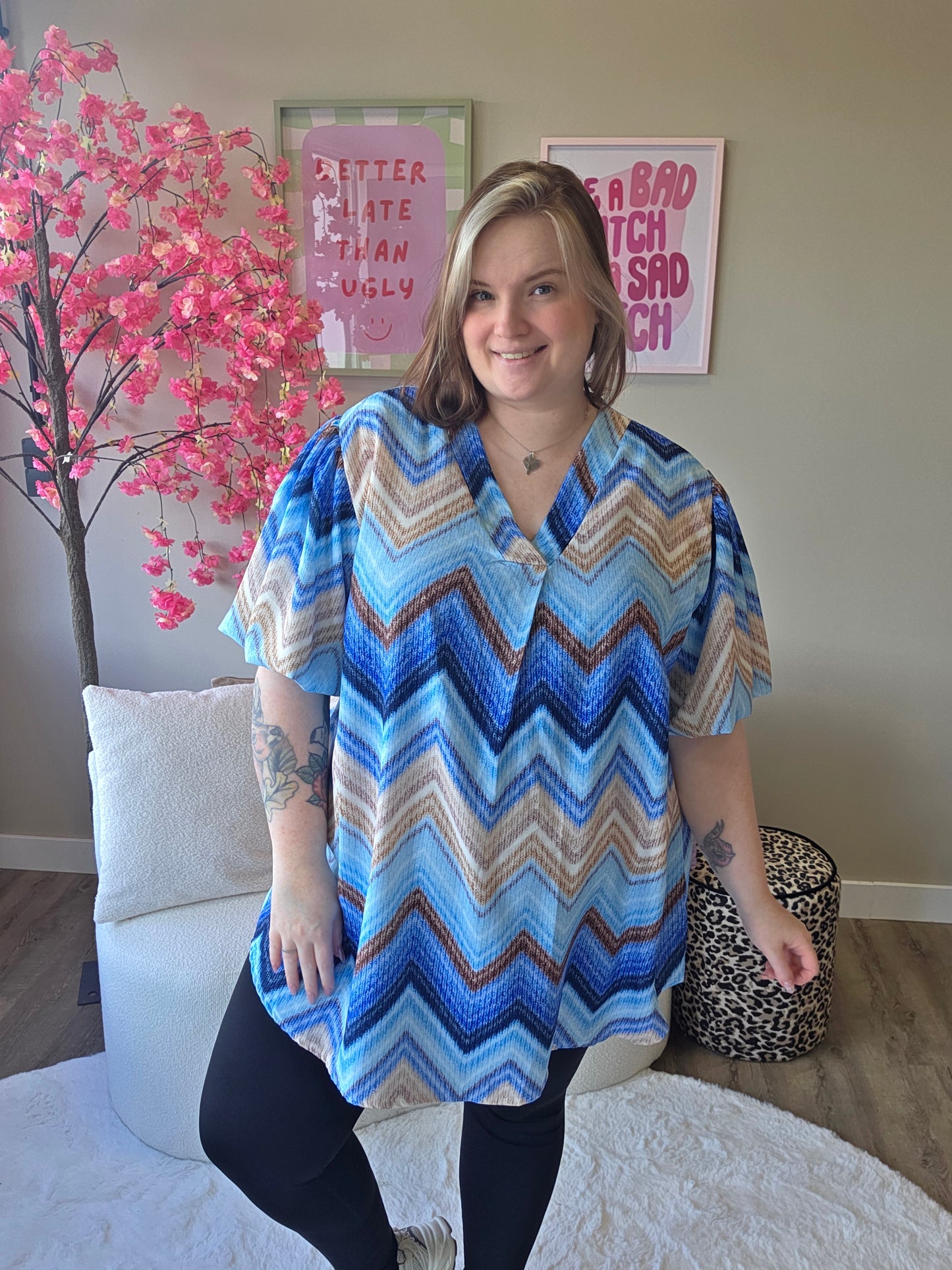 Zigzag Tops (In 3 kleuren)